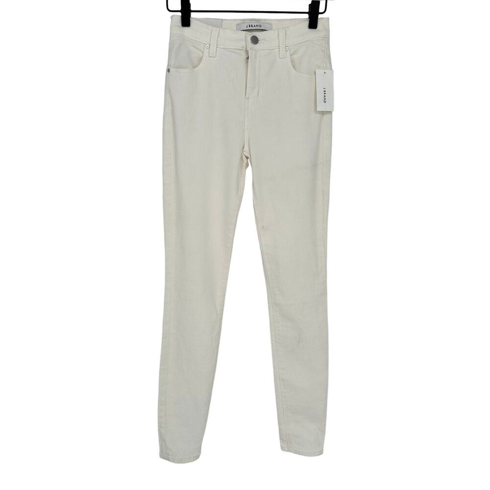 J Brand Maria High Rise Skinny Jeans Women's Size 23 NWT White Blanc Minimalist